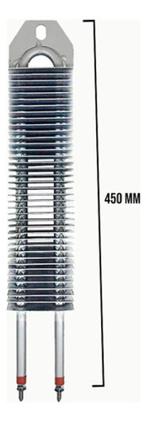 Resistência Elétrica Aletada 450mm 1500w 220v Estufa 1