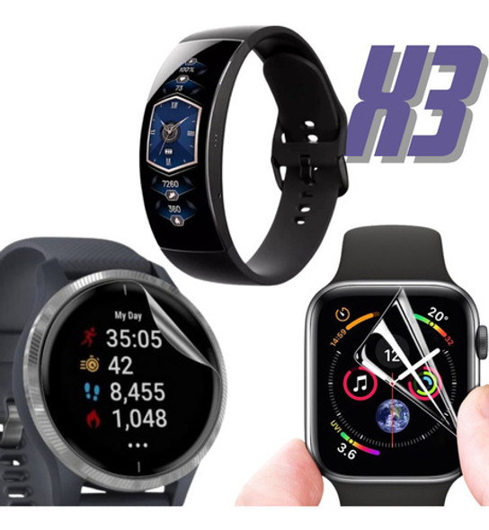 Film Silicona Hidrogel Smartwatch Para Amazfit Bip 3 X3 1