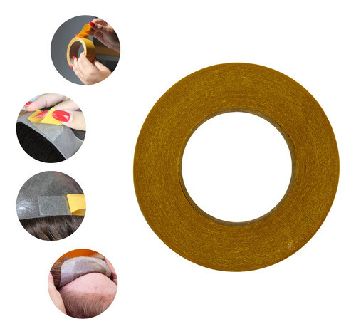 Fita Adesiva Amarela O&m P/prótese Capilar 4,0cm X 25mts 0