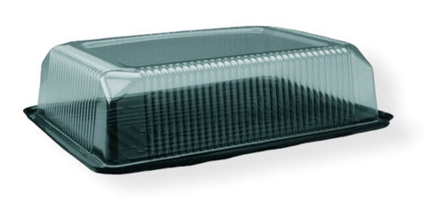 Torteras Plásticas Negra Rectangular 28 X 38 Cm T 41a (x 10) 0