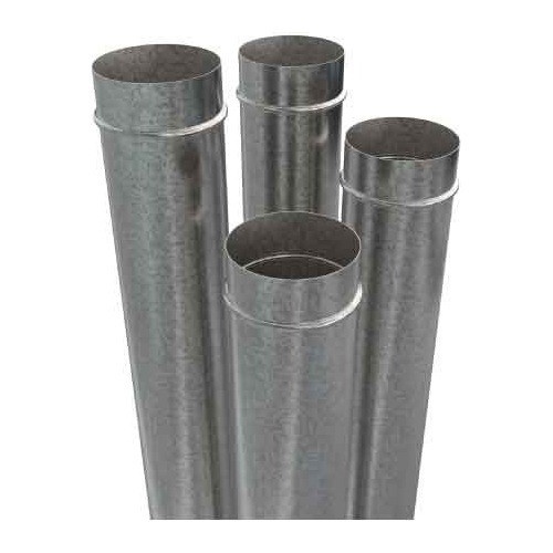 Caño Redondo Chapa Galvanizada 6 Pulgadas Tiraje Ventilacion 0