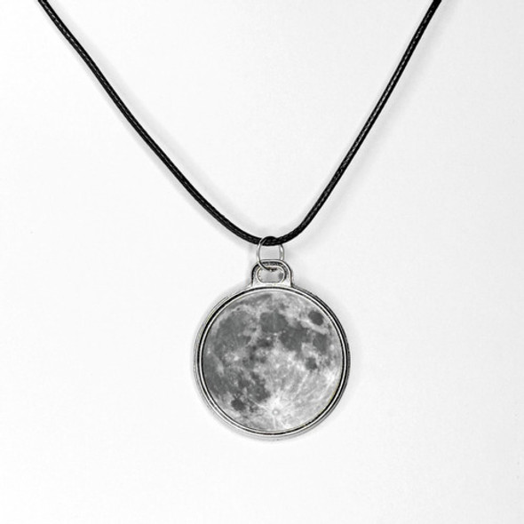 Lindo Colar Pingente Mistico Lua Cheia Amuleto Wicca 0