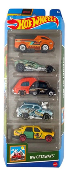 Hot Wheels - Vehículos Pack X5 1806 Htv46 Getaways 0