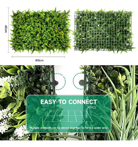 Panel Césped Agave Dorado Artificial Jardín Vertical 40x60cm 1