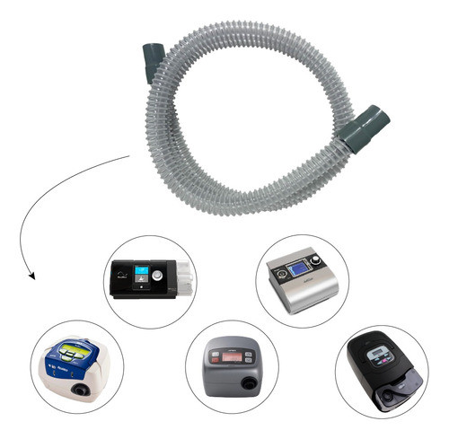 Tubo Corrugado Em Pvc - Para Cpaps Todos Os Modelos C/anvisa 0