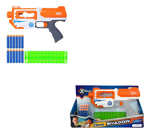 Brinquedo Lançador De Dardos X-target Shadow Com 12 Dardos 0