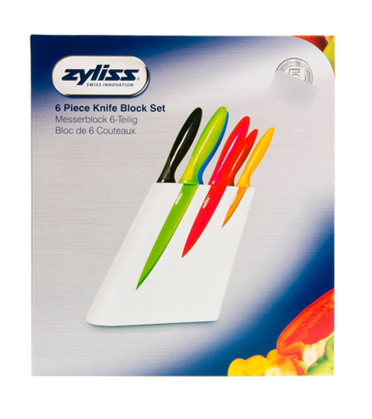 Juego 6 Cuchillos Zyliss, Diseño Suizo 1