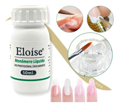 Monomero Eloise 50ml Para Uñas Esculpidas Acrílicas Premium 0