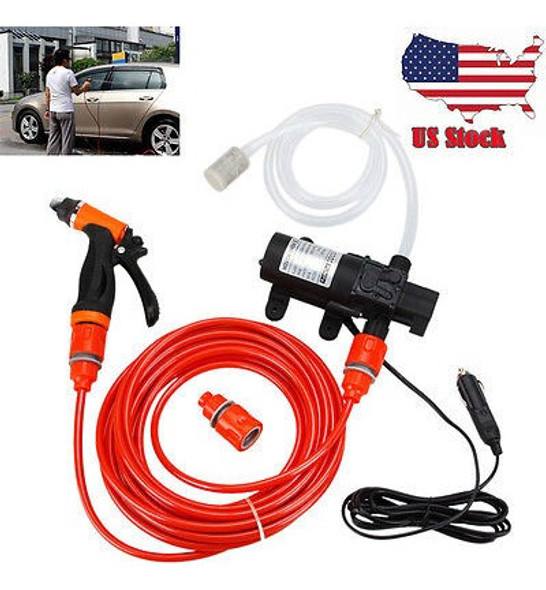 80w Portátil 130 Psi Alta Presión Coche Eléctrico Lavadora B 1