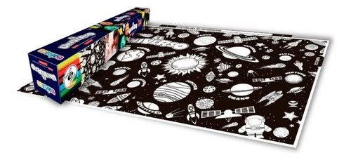 Lámina Para Colorear Universo Uniesco 0