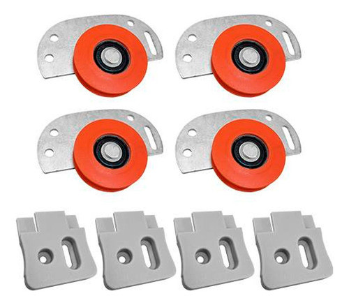 Kit  Ruedas Para Puerta Corredizas D52 Bronzen X 10 Kits 0