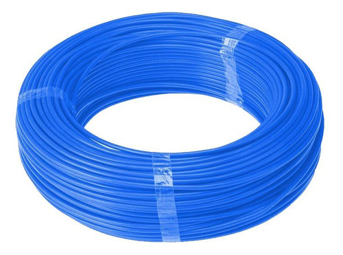 Cabo 1mm Azul Rolo 100 Metros 0
