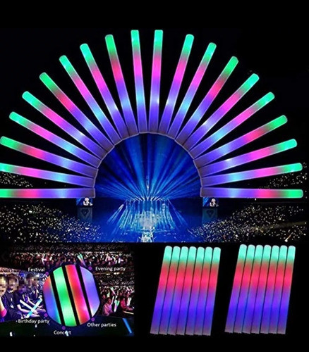 Barra Luminoso O Tubo Con Luces Cotillón Fiestas X 30 1