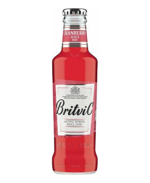 Cranberry Juice Drink Britvic Botella 200 Ml Pack X 24 0