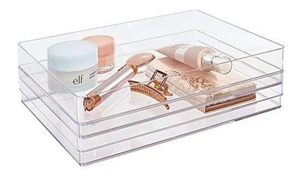 Cajas Acrilicas Apilables X2u. 30x22.8x5cm Transparentes 0