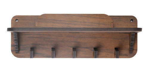 Porta Chave E Carta Correspondência Suporte De Parede Mdf 1