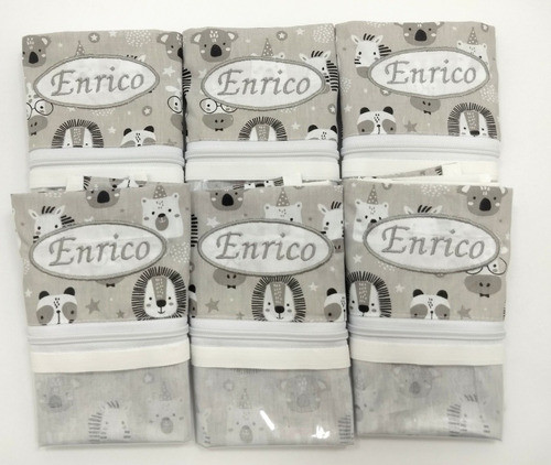 6 Saquinhos De Maternidade + 1 Porta Caderneta De Vacinação 0