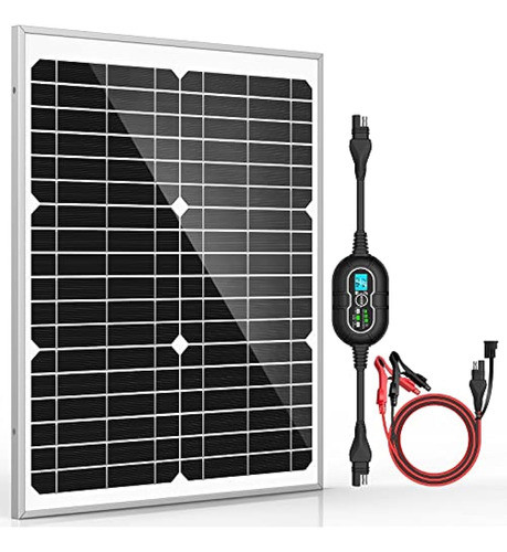 20 W 12 V Solares Kit De Panel Mantenedor De Batería Cargado 0