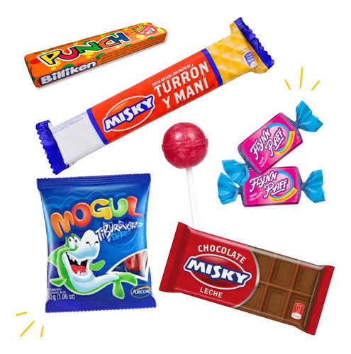 Kit Golosinas Para 10 Niños Bolsitas Cumpleaños Infantil 0