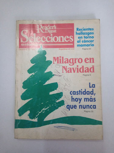 Revista Selecciones Diciembre 1993 Milagro En Navidad (64) 0