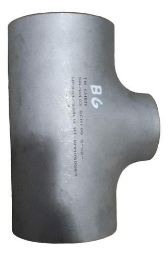 Tee Reducción Acero Inox. 304l De 88,9mm A 60,3mm Sch 10 0