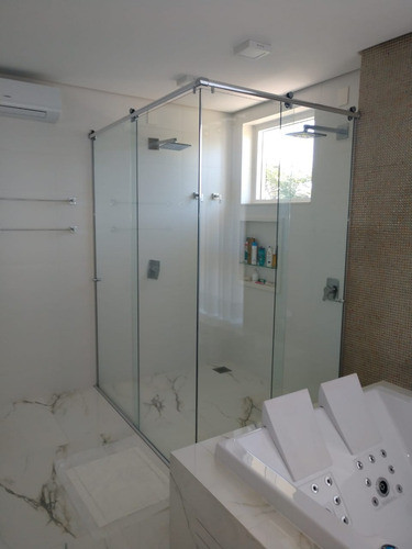 Branco Kit Box Advance Canto 1x1 Para Banheiro 0