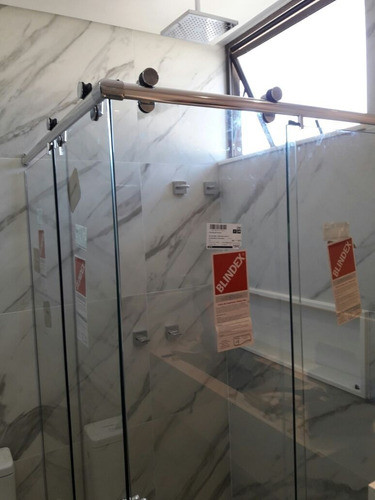 Branco Kit Box Advance Canto 1x1 Para Banheiro 1