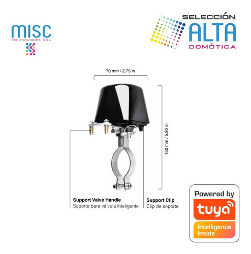 Robot Wifi Para Accionamiento De Llave Esferica App Tuya 1