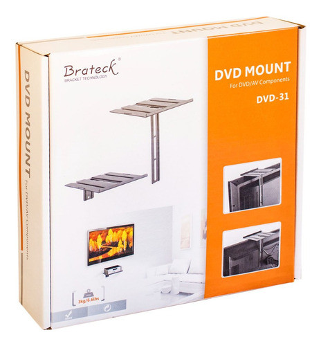 Soporte Brateck Para Canalera Dvd-31 1