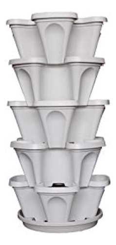 5 Tier Stackable Strawberry Herb Flower And Vegetable Plante 0