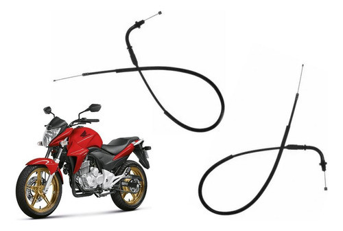 Kit Cabos Acelerador A E B Cb 300 R 0