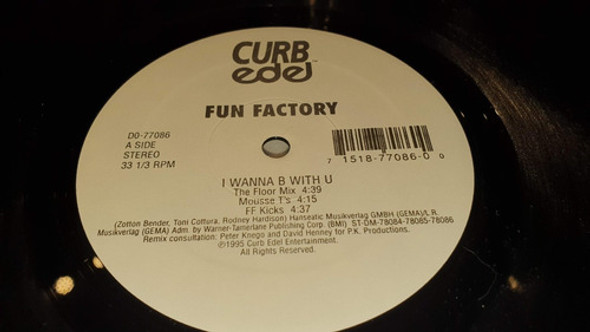 Fun Factory I Wanna B With U Vinilo Maxi Usa 5 Mixes 1995 1