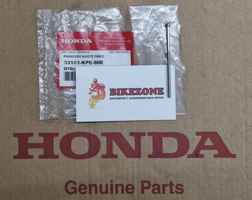Tornillo Regulador Farol Optica Orig Honda Xr 250 Tornado 1