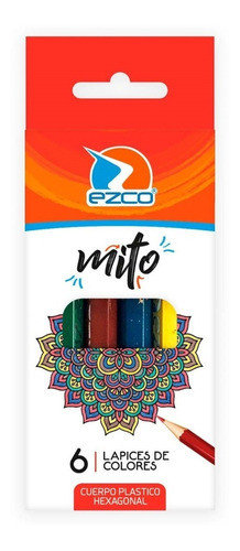 Lapices Ezco Mito Cortos X 6 Colores X 12 Cajas 0