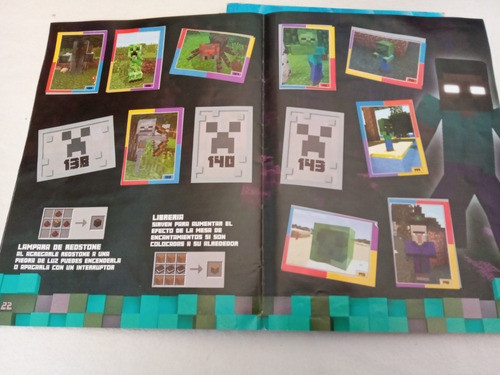 Album De Figuritas Autoadhesivas Minecraft 1