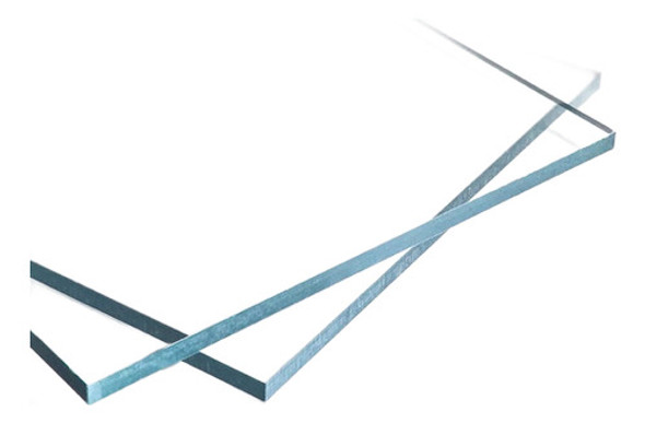 Placa Policarbonato Compacto Lexan 2mm Cristal 0