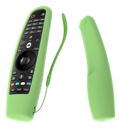 Funda Para Control LG Tpu Silicona Verde Luminoso 0