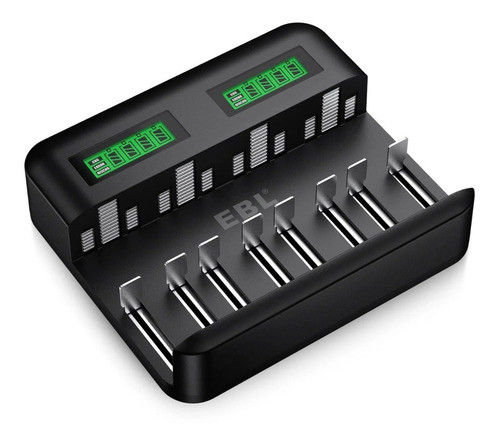 Cargador Usb Para Pilas Recargables Aa Aaa C D Ebl 0