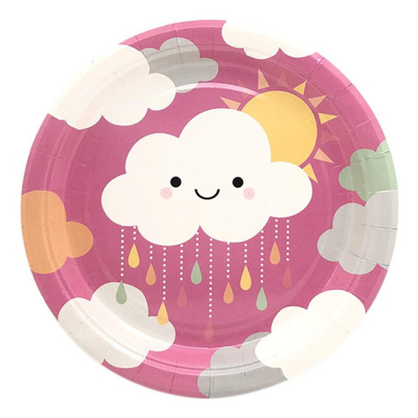 Plato Nube 18 Cm 10 Unidades 0