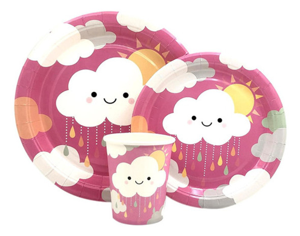 Plato Nube 18 Cm 10 Unidades 1