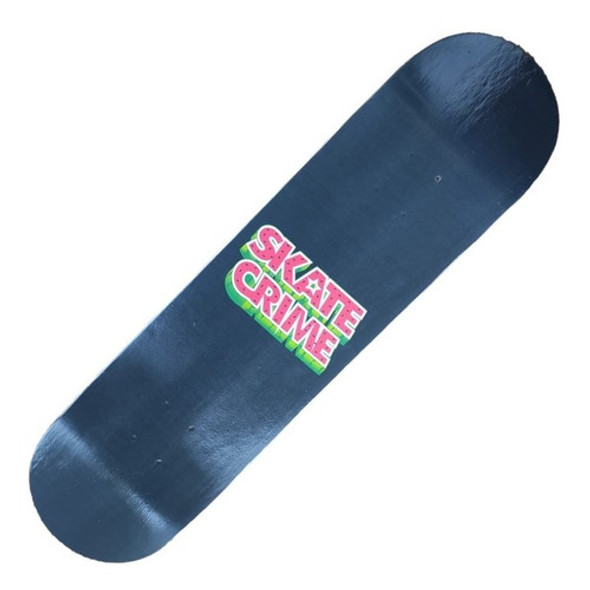 Shape Skate Crime Melancia Marfim 8.125 Logo Pq Preto 0
