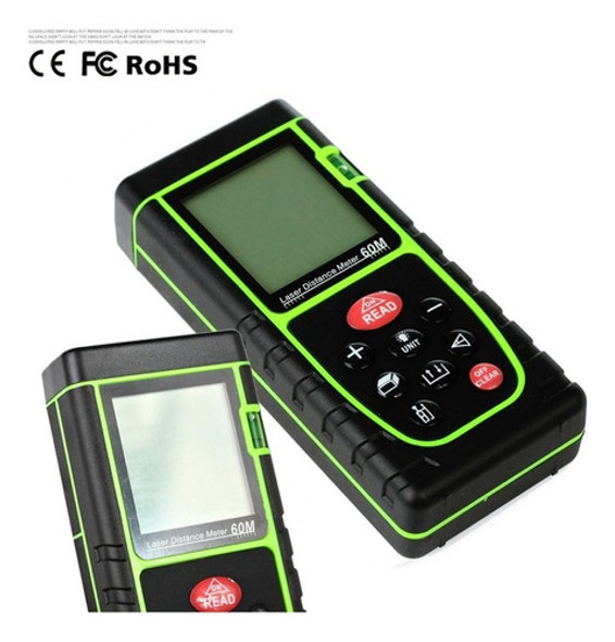 Medidor Distancia Laser Digital 60 Metros Con Estuche 1