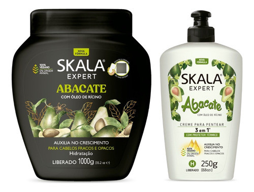 Skala 1 Kilo + Crema De Peinar 3en1 Abacate 250g 0