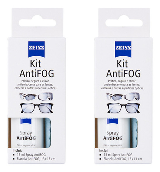 Kit Zeiss Antifog Brasil Com 2 Kits 0