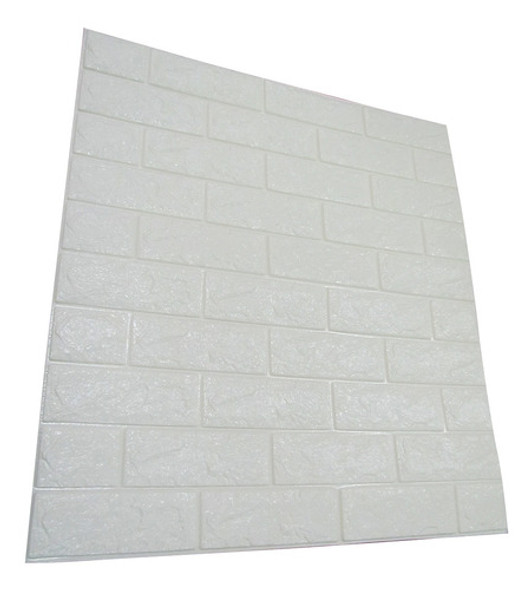 Revestimiento Autodhesivo 3d Ladrillo Beige 1