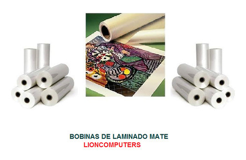 Bobina Laminado Mate Plastificado 75 Mic 330 Mm 150 Mt 0