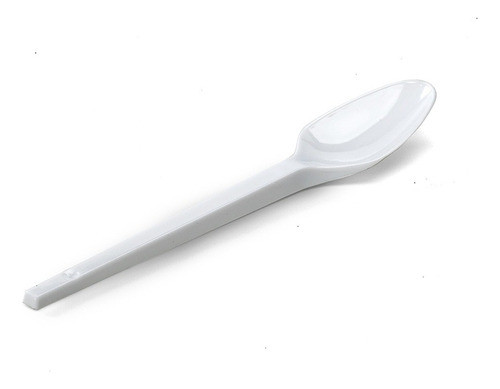 Cuchara Blanca Plastica Sundae Postres Pack X 50 Un 0