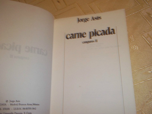 Carne Picada - Canguros Ii - Jorge Asis 1
