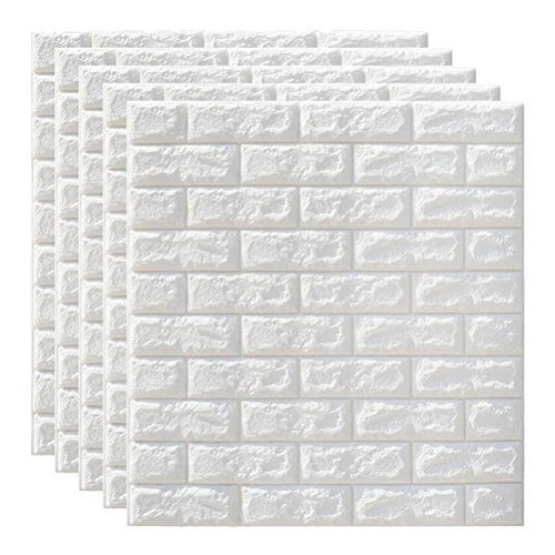 Revestimiento Adhesivo 3d Tipo Ladrillo Panel 0