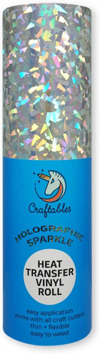 Rollo De Vinilo De Transferencia Holografico 25cm X 1.8 M 0
